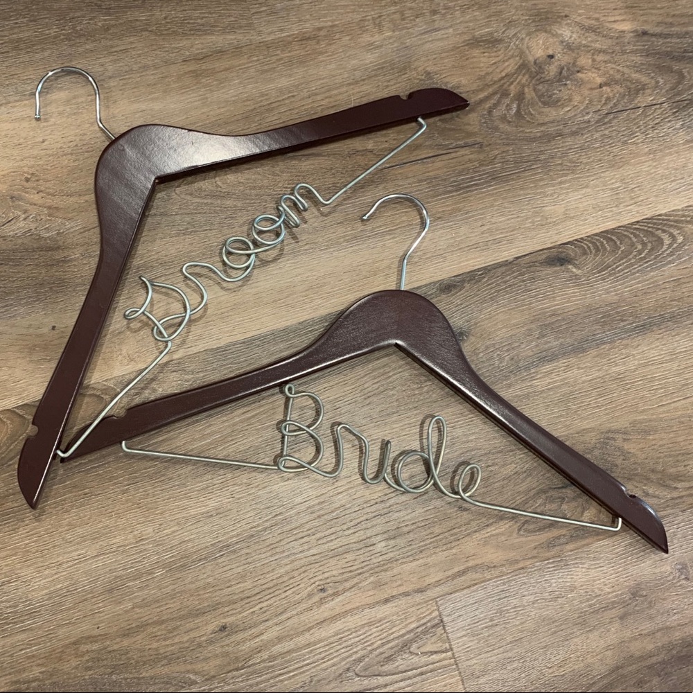 Bride and Groom hangers